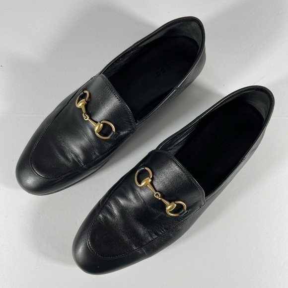 GUCCI Women's Brixton Horsebit Convertible Loafer Black Learner Size-37.5 $920 - Picture 5 of 16